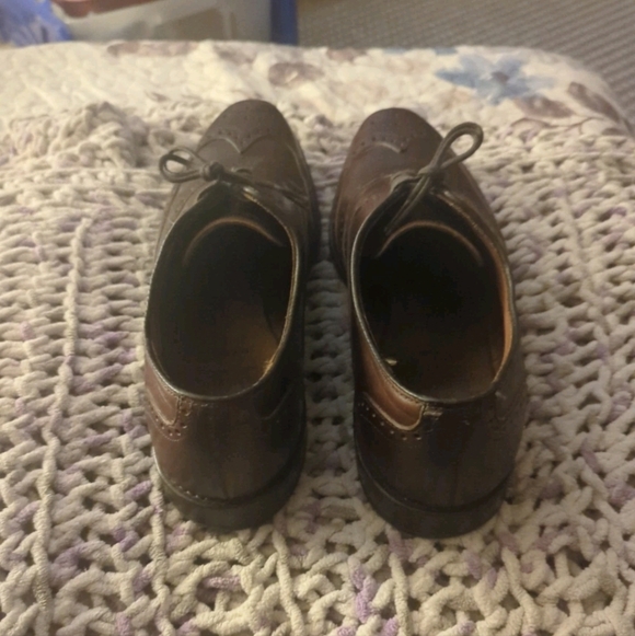 Allen Edmonds Mens Size 10D McClain Brown Leather Wingtips main image 7